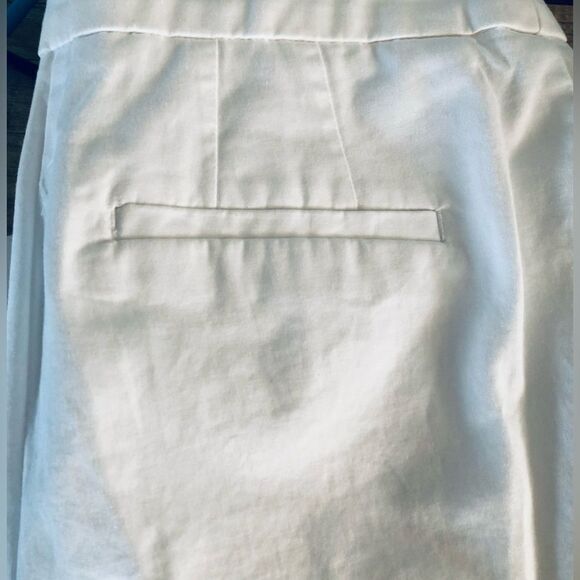 Coldwater Creek White Chino Cropped Ankle Pants 6 - Picture 4 of 4